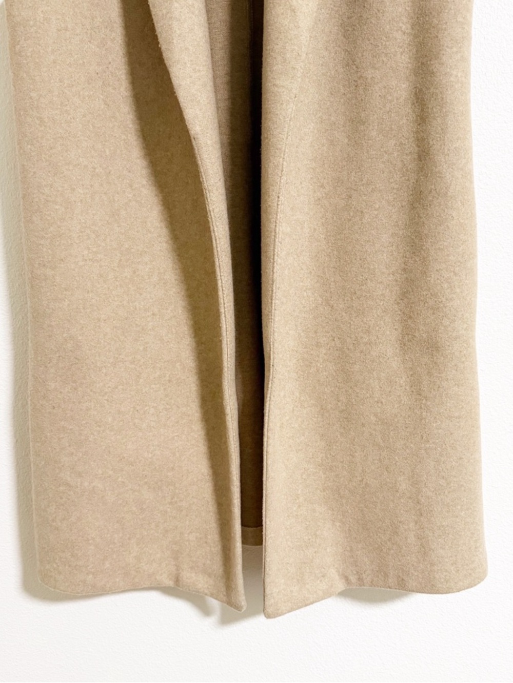 Love Tree Long Line Open Front Felted Vest - Picture 4 of 10